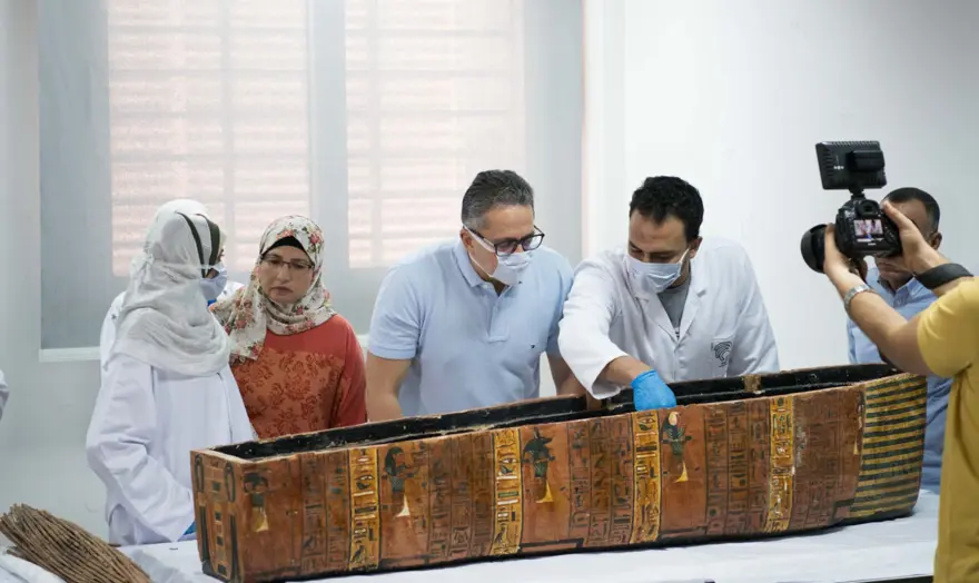 Mısır’da 2 mumyanın lahiti açıldı 3