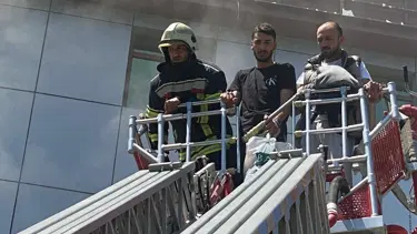 Elazığ'da pansiyonda yangın