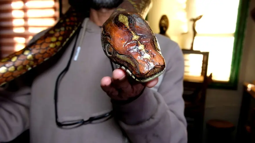 54 yaşındaki el sanatları ustası hayran bırakıyor: Kendi yetiştirdiği su kabaklarından yapıyor 1