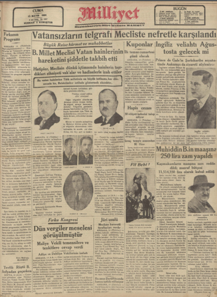 Tarihte bugünün gazete manşetleri (15 Mayıs) 10