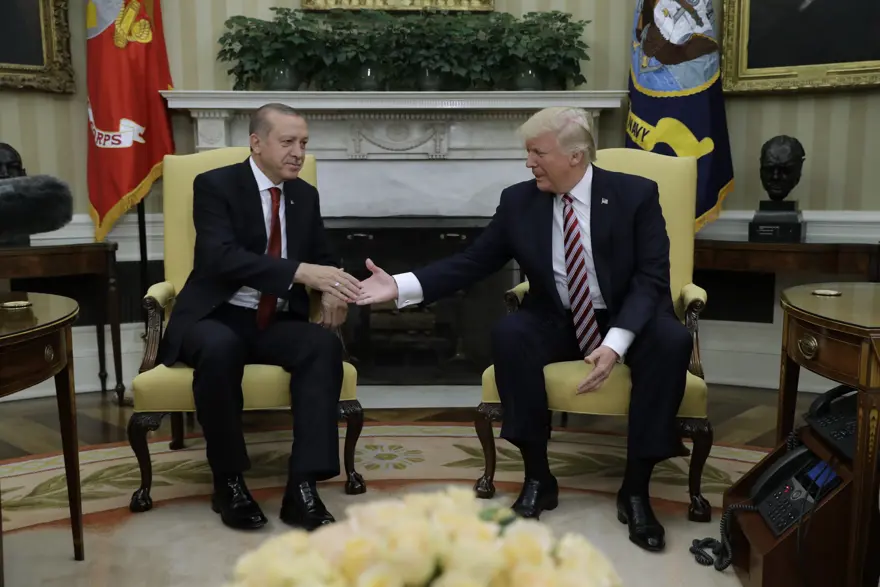 Erdoğan ve Trump ilk kez buluştu 34
