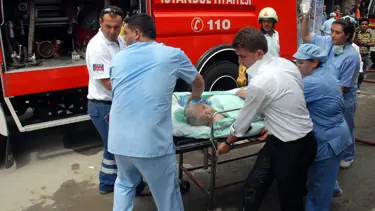 Çapa'da özel hastanede yangın