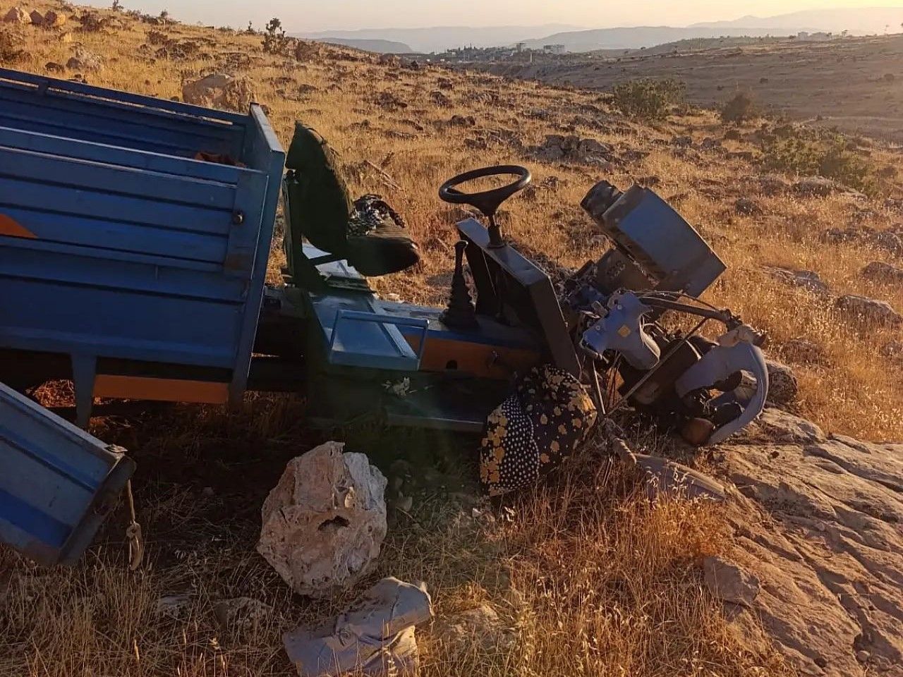 Siirt'te patpat şarampole devrildi: 1 yaralı