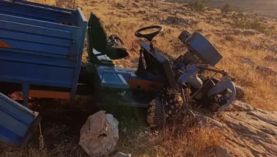 Siirt'te patpat şarampole devrildi: 1 yaralı