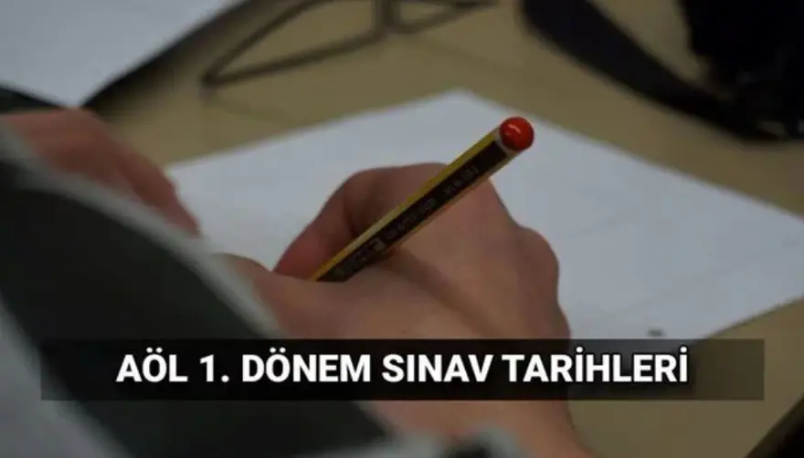 Açık Öğretim Lisesi 1. dönem sınav takvimi: AÖL sınavları ne zaman yapılacak? 