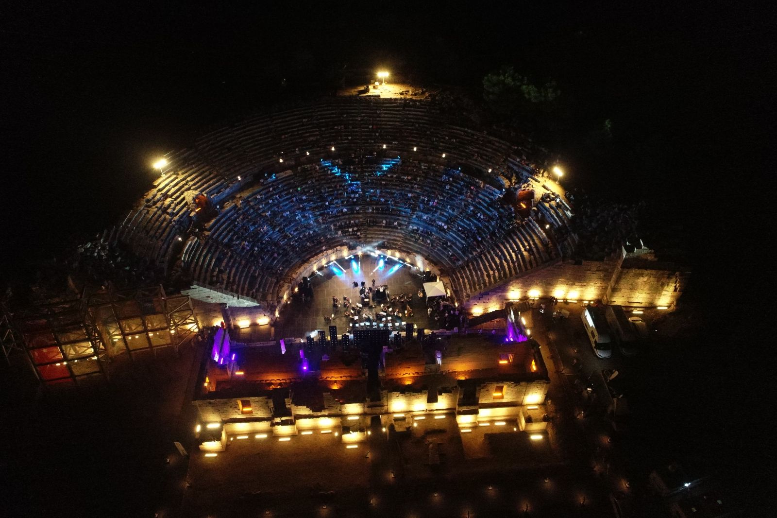 Patara Antik Kenti'nde restorasyon sonrası ilk konser