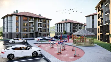 Deprem bölgesine yeni konutlar için ilk kazma vuruldu