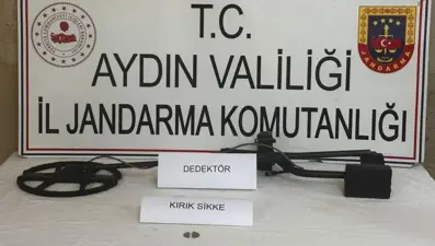 Aydın'da kaçak kazıya suçüstü
