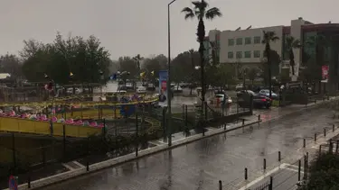Marmaris'te sağanak yağış