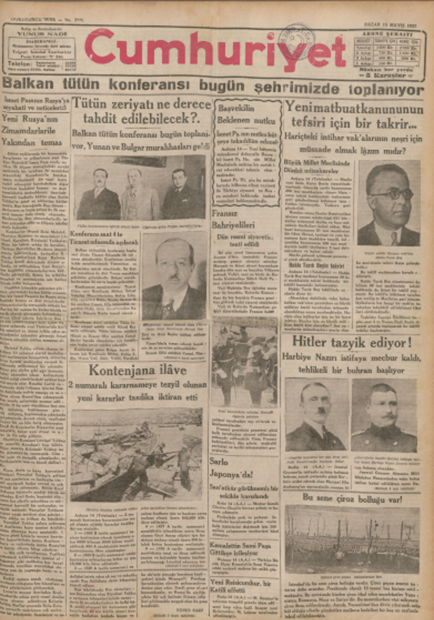 Tarihte bugünün gazete manşetleri (15 Mayıs) 18