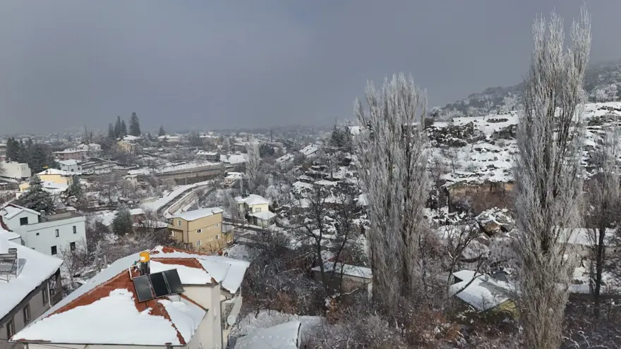 Kayseri’de sis etkisi: Erciyes’te kartpostallık manzara 