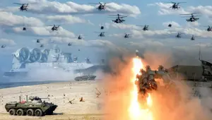 Rusya'dan dünyaya gözdağı: NATO'ya göstere göstere dev tatbikat Rusya'dan dünyaya gözdağı: NATO'ya göstere göstere dev tatbikat