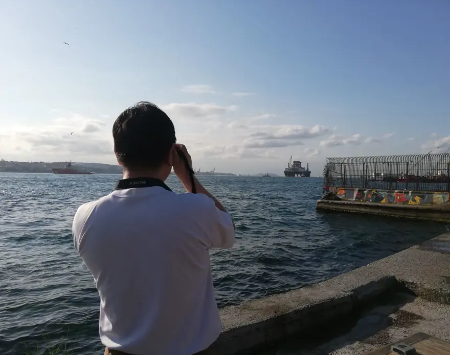 Dev petrol arama platformu İstanbul Boğazı'ndan geçti 9