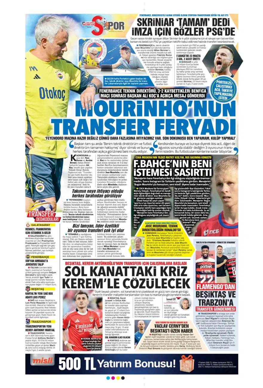 "Son dokunuşu ben yapamam" (28 Temmuz 2025 spor manşetleri) 7 "Son dokunuşu ben yapamam" (28 Temmuz 2025 spor manşetleri) 7