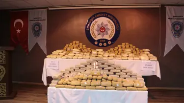 Yol kontrolünde 315 kilo eroin