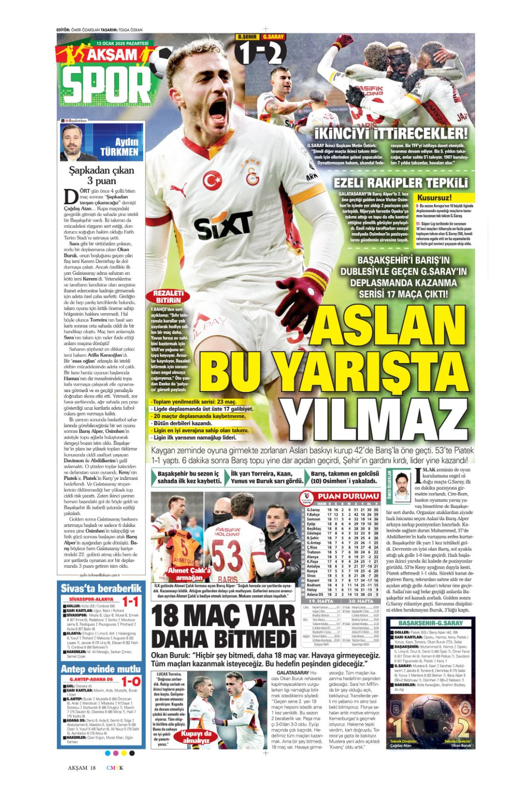 Aslan'ın Yılmaz savaşçısı
