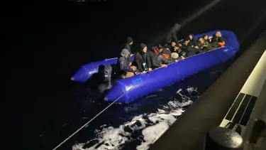 Ayvacık açıklarında 31 kaçak göçmen yakalandı