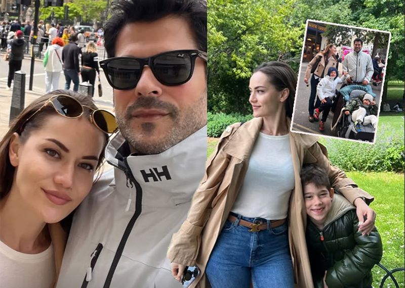 Fahriye Evcen ile Burak Özçivit Londra'da