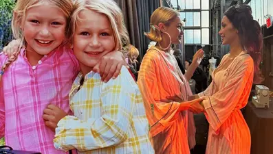 İkisi de günümüzün en iyi modelleri arasında! Hadid kardeşlerin hiç görülmemiş fotoğrafları