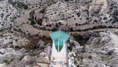Dünyanın en uzun ikinci kanyonu Ulubey! Bu terasta yürümek cesaret istiyor