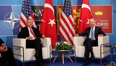 Cumhurbaşkanı Erdoğan NATO Liderler Zirvesi'nde: Erdoğan - Biden görüşmesi sona erdi