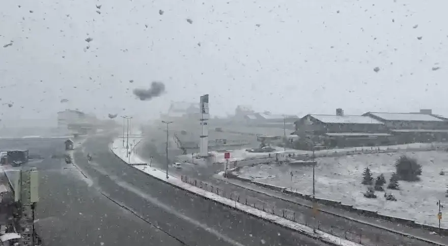 Erciyes'e nisan karı 