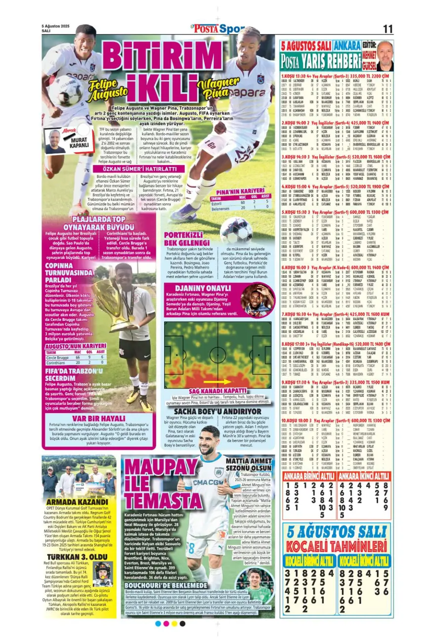 "Mou'nun prensi Kerem" (5 Ağustos spor manşetleri) 15 "Mou'nun prensi Kerem" (5 Ağustos spor manşetleri) 15