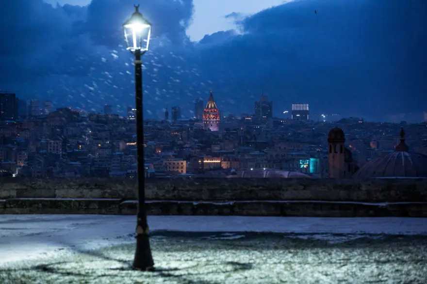 İstanbul'dan kar fotoğrafları 14