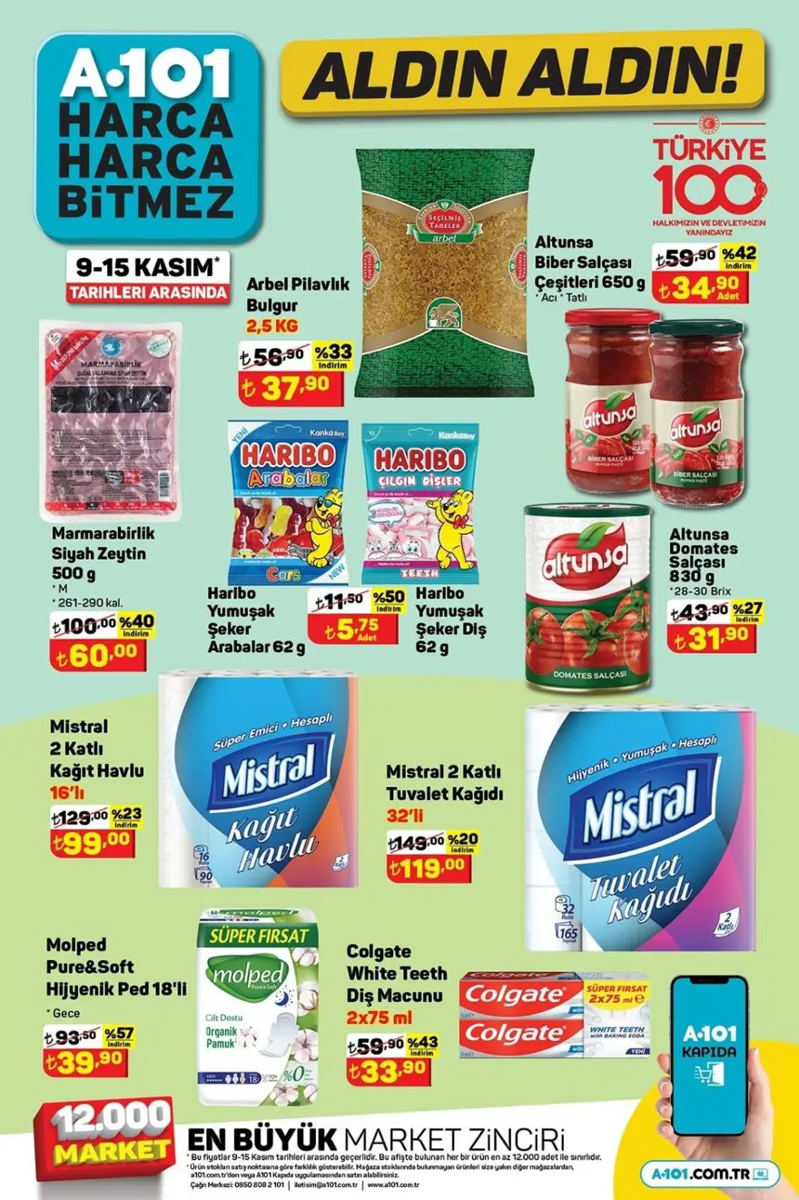 A101 marketten bu haftaya özel yeni indirimli ürünler listesi: Birçok üründe fırsat indirimi (9 Kasım A101 aktüel ürünler kataloğu) 13