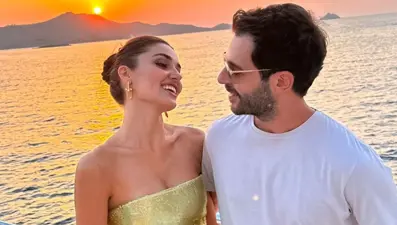 Hande Erçel ile Hakan Sabancı'dan aşk dolu yeni kare