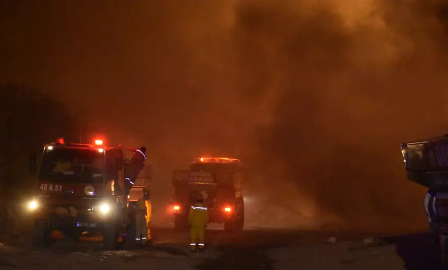 Bodrum’da korkutan yangın 18