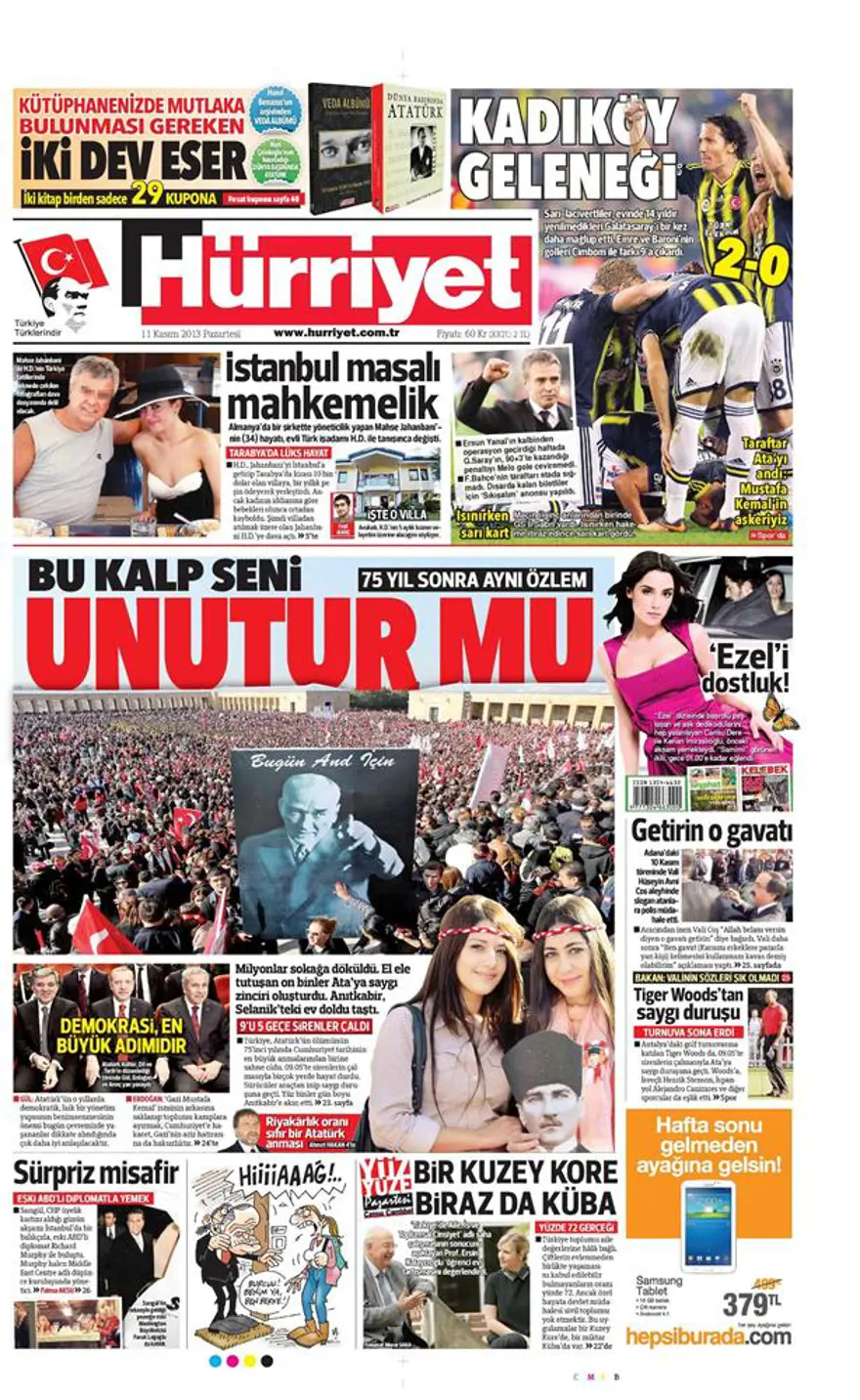 Günün manşetleri - 11 Kasım 