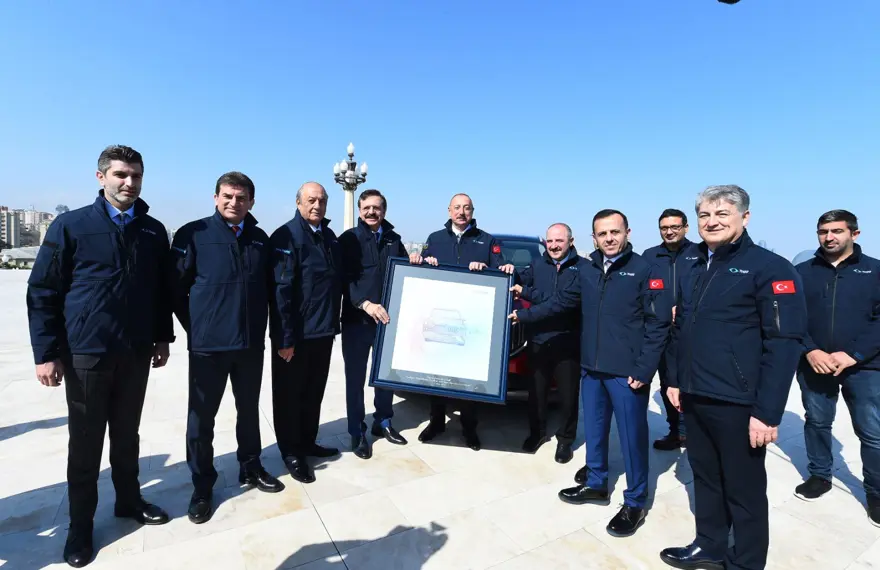 İkinci Togg Azerbaycan Cumhurbaşkanı Aliyev'e 4 İkinci Togg Azerbaycan Cumhurbaşkanı Aliyev'e 4