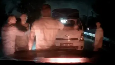 Bayrampaşa Otogar bağlantı yolunda trafik kavgası kamerada