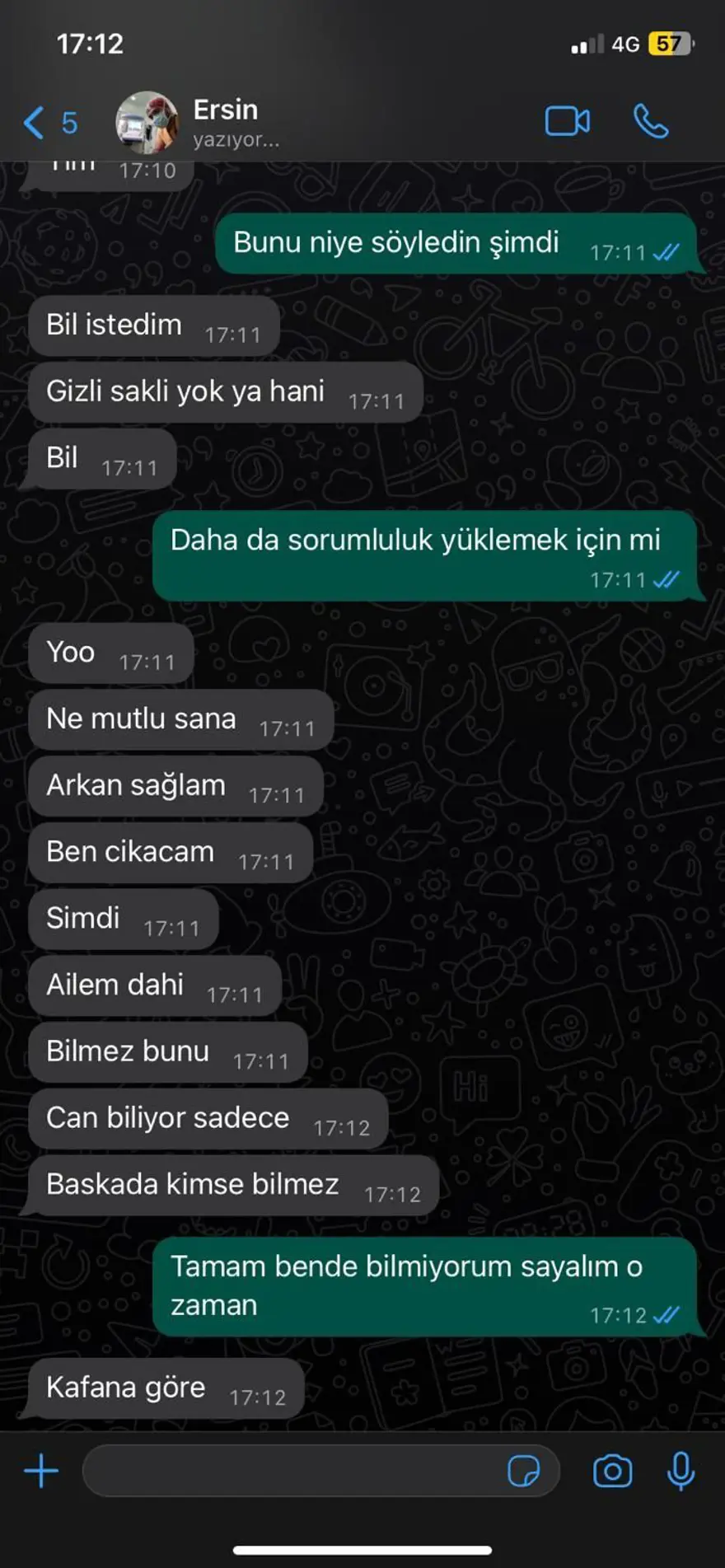 WhatsApp yazışmaları dava dosyasına girdi: Nida’yı “MİTpersoneliyim” diye tehdit etmiş 5