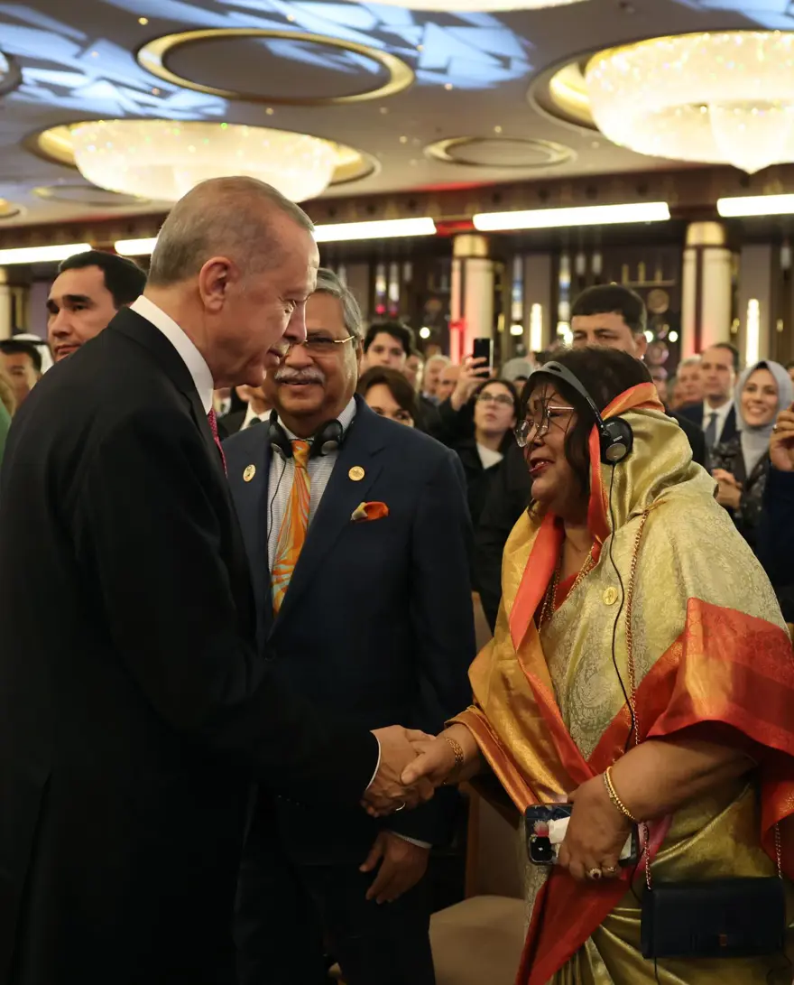 Cumhurbaşkanı Erdoğan için Beştepe'de tören 24