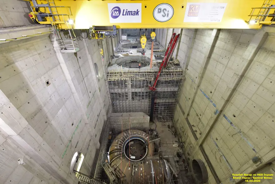 Türkiye'nin en yüksek Yusufeli Barajı'nda son durum 5