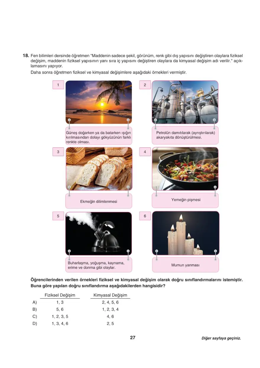 Uğur Okulları LGS-2 sayısal deneme sınavı 26