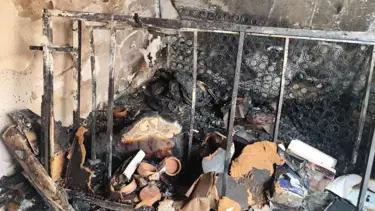 Yangında çakmak doldurma tüpleri patladı: Bir yaralı