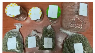 Gaziantep'te 1 kilo 605 gram esrar ele geçirildi