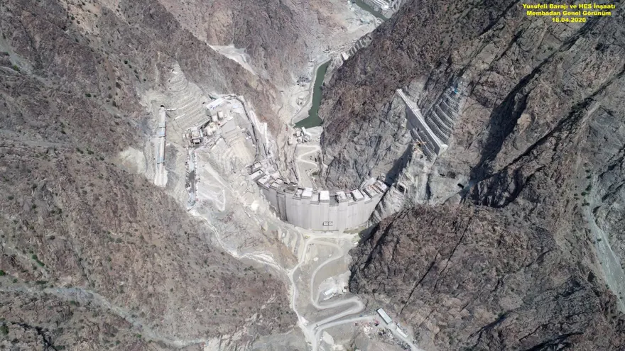 Türkiye'nin en yüksek Yusufeli Barajı'nda son durum 3