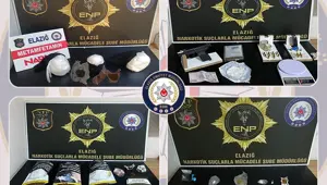 Elazığ'daki uyuşturucu operasyonunda tutuklama