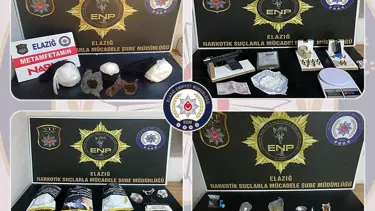 Elazığ'daki uyuşturucu operasyonunda tutuklama