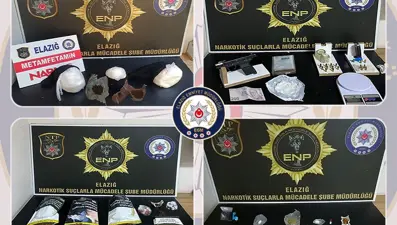 Elazığ'daki uyuşturucu operasyonunda tutuklama