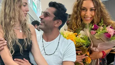 Kenan İmirzalıoğlu'ndan eşi Sinem Kobal'a doğum günü çiçeği