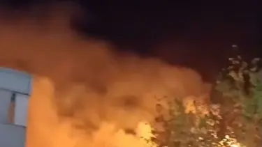 Bursa'da tekstil fabrikası alev alev yandı