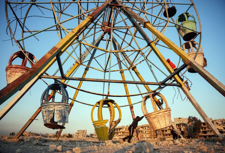 Suriyeli çocukların oyun alanı: "Harabeye dönen lunaparklar" 2 Suriyeli çocukların oyun alanı: "Harabeye dönen lunaparklar" 2