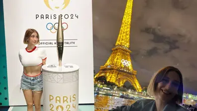 Hazal Kaya'dan Paris pozları