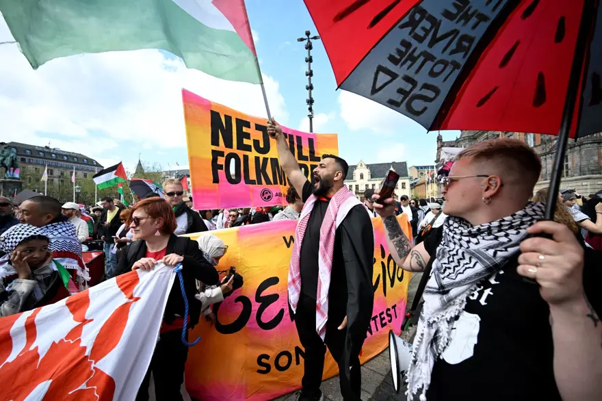 Eurovision finaline İsrail protestoları damga vuruyor 1