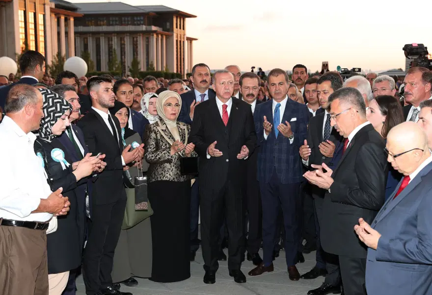 Beştepe'de 30 Ağustos Zafer Bayramı resepsiyonu 2